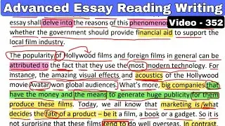 How to read a paragraph | Spoken English Course | Advanced Essay Writing Tips