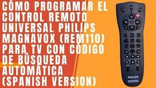 Cómo programar el control remoto universal Philips Magnavox Para TV con código Búsqueda Automática