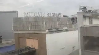 Watching the Yankee Stadium while riding the #R142 (4) train in NYC Subway