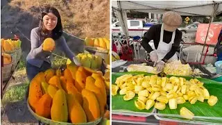 amazing fruit cutting skills|| very fast workers'||@satisfyingclb3778