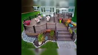 beautiful home backyard decks || backyard deck decoration ideas