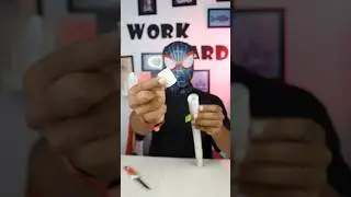 Horn made of pipe and ballon 🎈 #diy #tutorial #spiderman