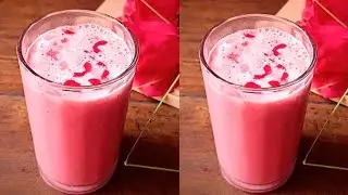 Cherry 🍒 Milkshake||Sweet Cherry Milkshake||Healthy Cherry Milkshake... ❤️☺️#shorts