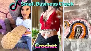 SMALL BUISINESS CHECK #2 | Crochet Tiktok Compilation | Business Ideas | Home Package orders