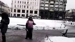 Russian Orthodox church... American Street Preacher
