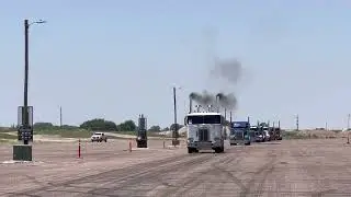 Kenworth K100C Jake brake contest