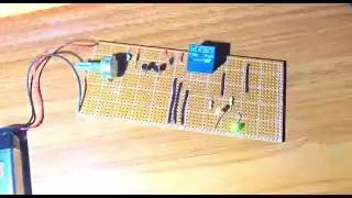 DARK SENSOR ON THE STRIPBOARD