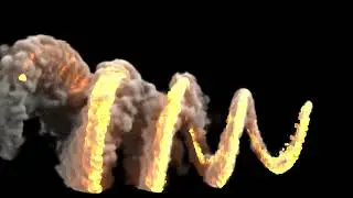 【FumeFX/3ds Max】Vortex Of Explosive Flame