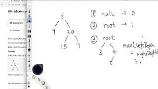 LeetCode Tutorial 104. Maximum Depth of Binary Tree