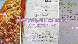 Random morning to afternoon study vlog | lots of maths practice, notes taking, food and much more