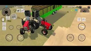 Dable tractor one big trolly kich liya || trolly kich liya bhai tractor ne
