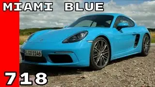 Miami Blue 2017 Porsche 718 Cayman S Test Drive