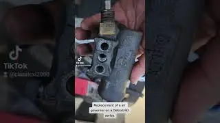 Replacement of a air governor on a Detroit series 60