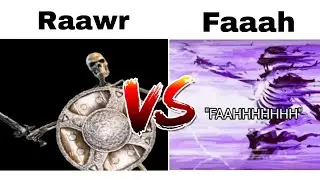 Rawr vs Faaah meme 
