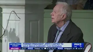 Former President Jimmy Carter to have surgery to relieve pressure on his brain