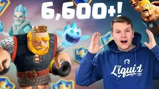 6,600+ 2.9 Royal Giant Tornado Cycle Deck! LIVE Ladder Gameplay - Clash Royale
