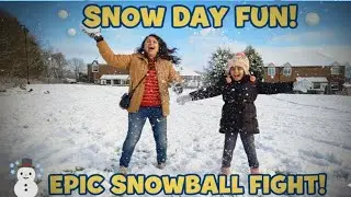 THE MOST EPIC SNOW DAY EVER! ❄️ (Sledding & Chaos)🇬🇧#snow #uk