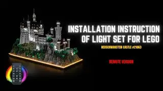 Installation Instruction Of Light Set For LEGO 21063 Neuschwanstein Castle Bright My Bricks