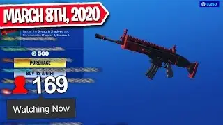 *NEW* SQUARED STREAM WRAP! - Viewers React To Fortnite Item Shop [March 8th, 2020]