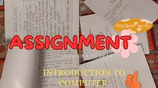 🔥 Introduction to Computer (IC) Assignment Presentation | University