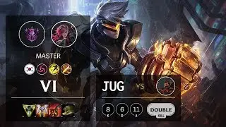 Vi Jungle vs Graves - KR Master Patch 10.9