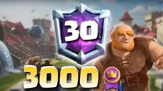 3000🏅Giant In Top Ladder Gameplay - Clash Royale