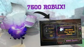 [YBA] Spending 7,500R$ on Shadow The World Chest