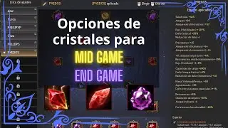 💎OPCIONES CRISTALES MID GAME Y END GAME💎 CRISTALES PARA EL REVAMP PVE💎BLACK DESERT ONLINE💎