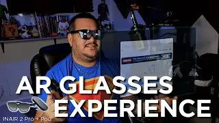What AR Glasses ACTUALLY Look Like &mdash; INAIR 2 Pro Display Overlay Demo