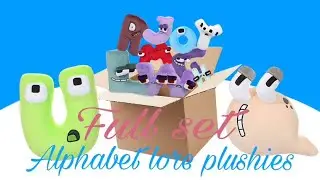 Unboxing alphabet lore plushies full set