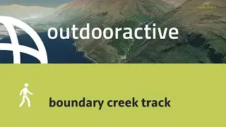 Interactive 3D flight: boundary creek track