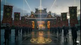 開天宮《 繡旗隊》主題曲：《星火紅霞・繡旗鎮天關》#開天宮靈異錄 #台灣宮廟 #都市靈異 #繡旗隊#官將首 #八家將 #代天巡狩 #符令執法#SUNO AI