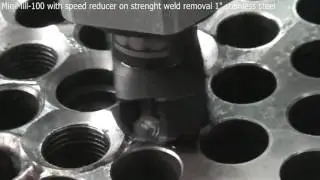 remove weld on welding tube to tube sheet