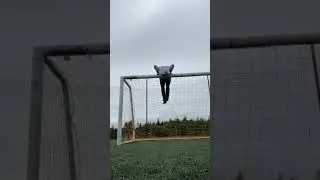 first soccer goal crossbar muscle up