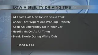 Low Visibility Driving Tips