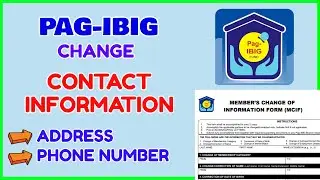 Pag IBIG Update MCIF Contact Information: How to Change Record in PagIBIG