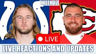 Indianapolis Colts vs. Kansas City Chiefs Week 12 LIVE Play by Play, Reactions And Updates