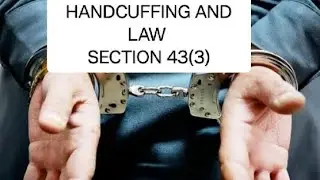 Handcuffs procedure Section 43(3) BNSS #courtlive #lawyer #viral #law #judiciary #judge #upsc