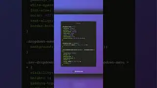 Dropdown Menu Bar on Hover. Code link in the description💻👨&zwj;💻