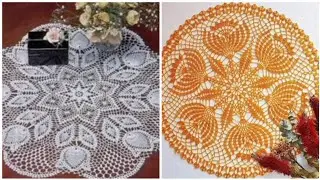 100 fantastic Colorful Round filled Crochet table runner ideas #crochet #diy #trending 