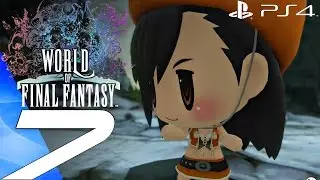 World of Final Fantasy (PS4) - Gameplay Walkthrough Part 7 - Nibelheim & Rydia (Valley Seven)