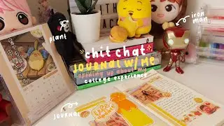 chit chat journal with me: opening up about my college experience 🖍