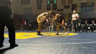Wrestling Highland High vs Quartz Hill High for Golden League Championship weight 190 part 1