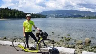 Josef Kvita footbike crossing Canada 2016