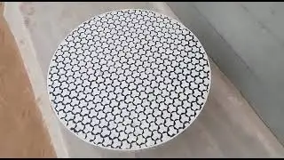 Round bone inlay coffee table Mumbai