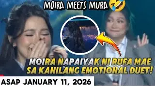 ASAP : MOIRA AND RUFA MAE EMOTIONAL DUET | RUFA PINALUHA SI MOIRA DELA TORRE!