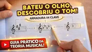 Como descobrir o tom de uma música pela Armadura de Clave