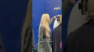 Lindsay Lohan is ready for the US Open Men&rsquo;s Singles Final. 🎾 #shorts
