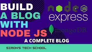Build a blog application from scratch with node js and express