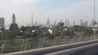 DUBAI METRO FROM RASHIDIYA TO IBN BATTUTA - AMAZING DUBAI PART 1 (RASHIDIYA TO ADCB)
